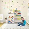 JAYOBGO Kids Bookshelf and Toy Storage - 3 Tier Toddler