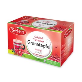 Selen Melograno turco originale, 20 Individually Wrapped Tea Bags - 44 g