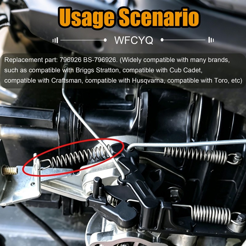 WFCYQ 796926 Governor Spring Compatible with Briggs & Stratton (4