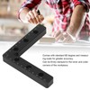 2Pcs Positioning Square 120mm 90 Degree Clamp Metric Scale Tool