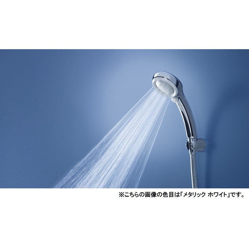 Sanei (サンエイ) Rainy Metallic Shower Head, Black, Approx. 50% Water