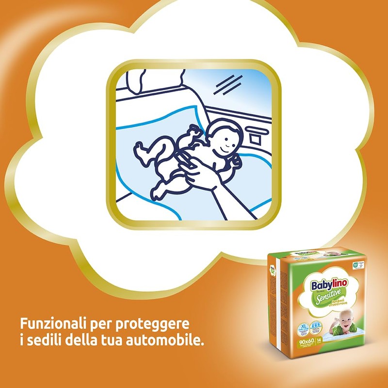 Babylino Sensitive 90 x 60 cm Extra Absorbent Pack of