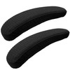 Melaluxe Stretch Office Chair Armrest Covers, Arm Rest Slipcovers (Black)