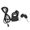 Electric Bike Throttle Grip Kit Speed Handlebars with Blue Font