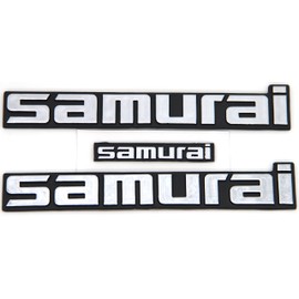 Legion Part Store - Juego de 3 emblemas laterales y salpicaderos Suzuki Samurai