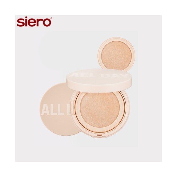 SIERO All Day Matte Cushion SPF50 PA++++ 11g*2ea, Shade:23 Sand