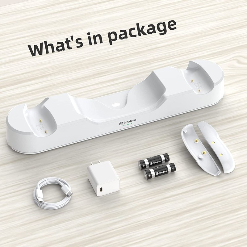 Smatree Charging Dock Compatible for Quest 2, VR Controller and