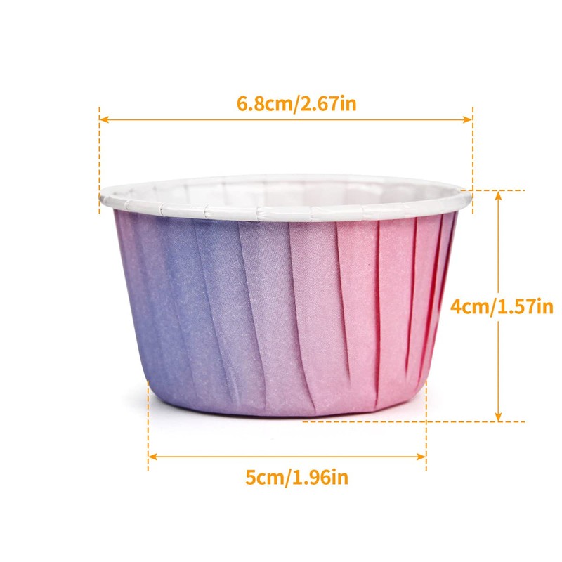 Spesh Pack of 50 Paper Muffin Cases Mini Cupcake Moulds