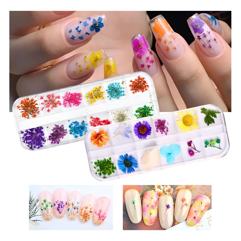 Flores Para Uñas Naturaleza Muerta Uñas Dijes Para Uña 2caja