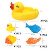 7 Pieces Swimming Pool Toys, Bath Toys, Small Yellow Duck