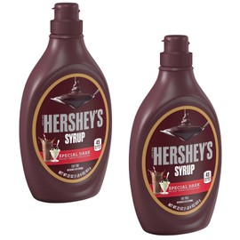 Hershey's Special Dark Syrup - Pack of 2 - Delicious Syrup that is Sure to Upgrade Any Sweet Treat - Perfect for the Whole Family