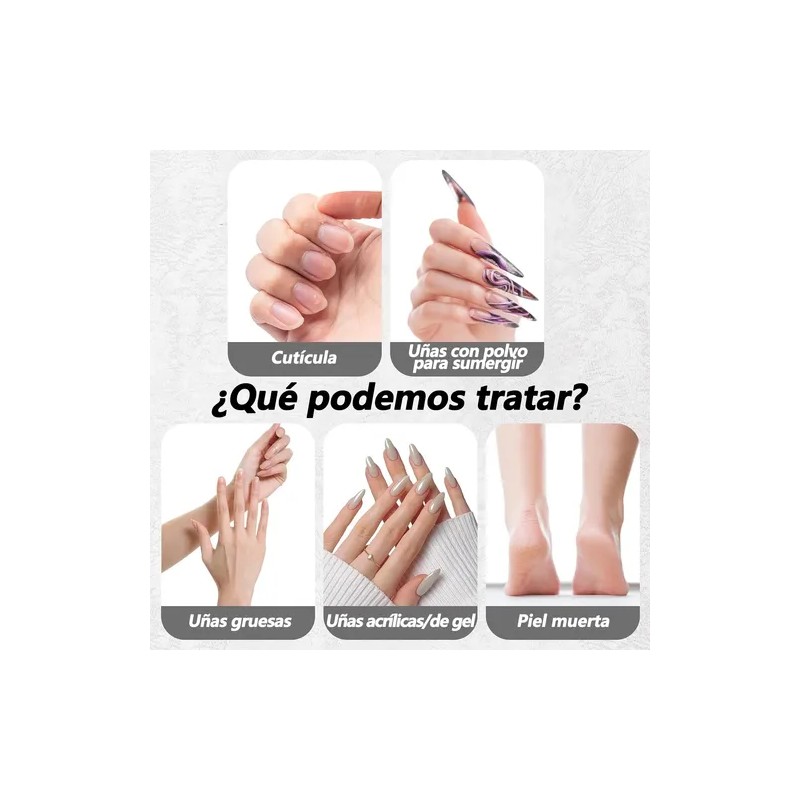 Pulidor De Uñas Profesional 35000rpm Cableado Multifuncional