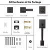 Haidms Oil-Rubbed Bronze Front Door Handle and Deadbolt Set, Entry