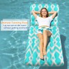 Jasonwell Inflatable Pool Float Adult - Ultra-Comfort Soft Fabric Pool