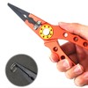 TopHomer 1Pack 7 Colors Optional Fishing Plier with Split Ring