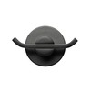 Croydex Metra Flexi-Fix Double Robe Hook, Matt Black