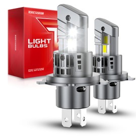 Torchbeam H4 Fog Bulbs with 30,000LM, Canbus Ready, H4/9003 Fog Light with Cooling Fan, Plug and Play, Direct Fit, Pack of 2