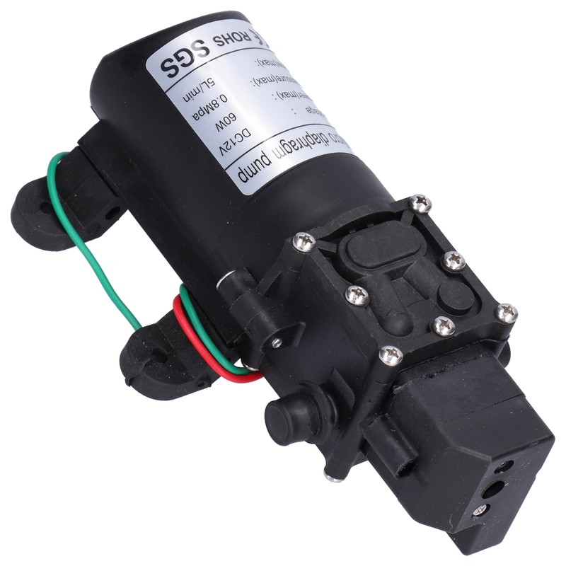 12V Water Pressure Diaphragm Pump 60W Self Priming Booster Sprayer