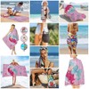 stampringt Extra Large Cute Pink Stripe Mermaid Beach Towels for