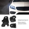 3PCS Headlight Bracket Repair Kit Stable Long Lasting Use A2058200514