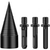 Wood Splitter Drill Set 42 mm, Split Wood Cone Drill