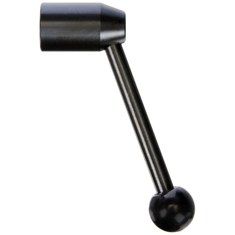 HALDER 24430.0032 Tension Lever with Internal Thread, Black, d1=22 mm