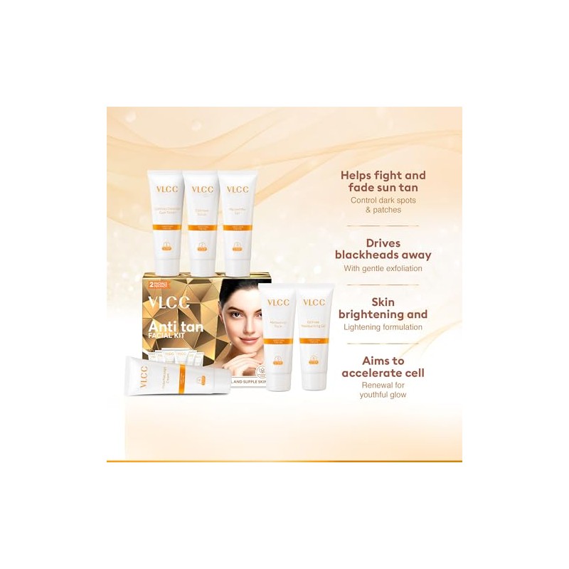 Vlcc Kit Facial Anti Bronceado Incluye Productos Cuidado Piel Tono