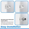 White U 9553 Stainless Steel Lock and Door Reinforcement Plate