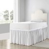 Dorm Room Bed Skirt - Ruffled, Extra Long, 100% Microfiber