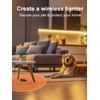 FLYSPEAR Wireless Pet Barrier - Rechargeable Indoor Barrier with 6