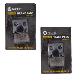 NICHE Brake Pad Set for Suzuki Intruder 800 1400 1500 750 Cavalcade 59100-38820 Front Rear Organic 2 Pack