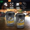 Smygoods 12oz Paper Coffee Cups with Lids – Disposable Hot