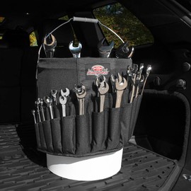 Bucket Boss Wrench Boss Bucket Tool Organizer in Black, AB30020