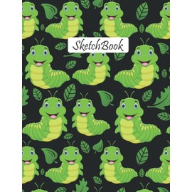Caterpillar Sketchbook: Caterpillarerpillar Pattern Sketching, Sketch Drawing, Sketchbook For Men, Women, Girls, Boys And Kids