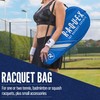 Raquex Tennis Racket Bag – Blue or Black - Tennis