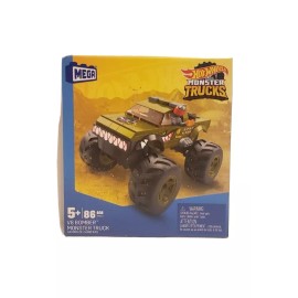 Mega Construx Hot Wheels: (2021) 86pc V8 BOMBER Monster Truck Building Set NEW