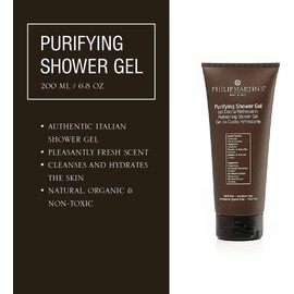 Gel de Ducha Refrescante Philip Martin’s Purifying Shower Con Aloe Vera Y Menta Limpieza Profunda e Hidratación