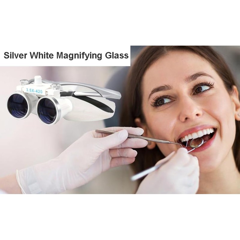 Dental Surgical Loupe Binocular Magnifier Magnification 3.5 X Working Distance