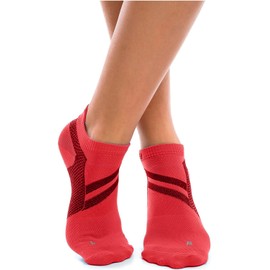 ZaTech Short Plantar Fasciitis Socks Compression Socks Support Socks for Men and Women, coral, 35 - 39