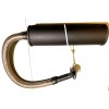 RacersProQuip Generator Sooo-Quiet Exhaust Universal Flex w/ Muffler 196-236cc Honda/
