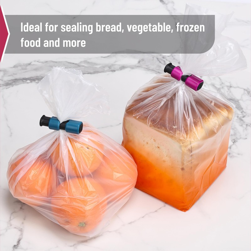 Mr. Pen- Squeeze and Lock Bread Bag Clips, 8 Pack,