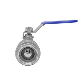 Beduan Ball Valve 1" NPT Female 304 Stainless Steel Full Port for Water, Oil, and Gas (1000 PSI)