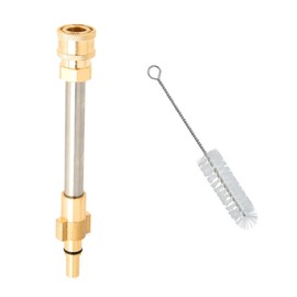 DEFIYEAR Pressure Washer Adapter for Bosch AQT - 1/4'' Quick Connect Fitting, Compatible for Titan Pressure Washer Stainless Steel, Snow Foam Lance Adaptor (with Brush)