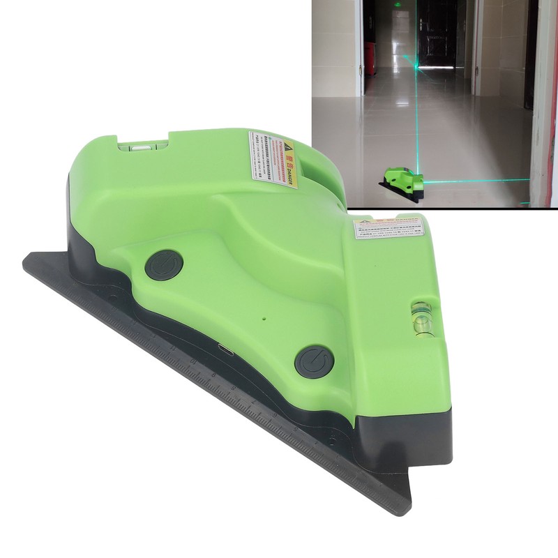 90° Line Level High Accuracy Multifunctional Floor Tile Blue Lighting