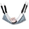 MK's Shop Ferret Hammock Small Animal Cat Adjustable Length Reversible
