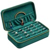 COWFEX Velvet Multiple Ring Box Jewelry Organizer Display Tray with