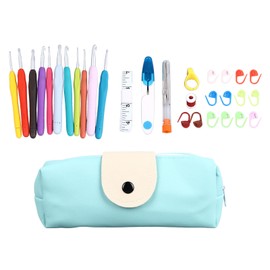 Crochet Hooks Set Multifunctional Handcrafted DIY Ergonomic Crochet Knitting Needles Accessories Kit for Beginner