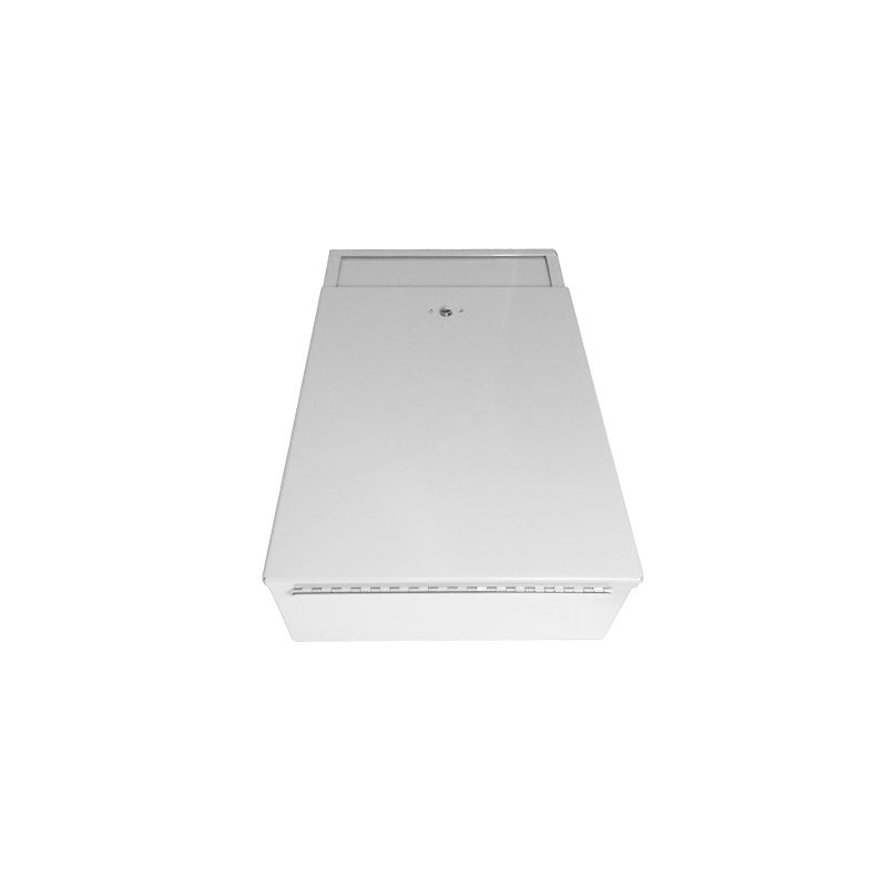 Sanitary Napkin Disposal Receptacle, White Steel, New improved Version