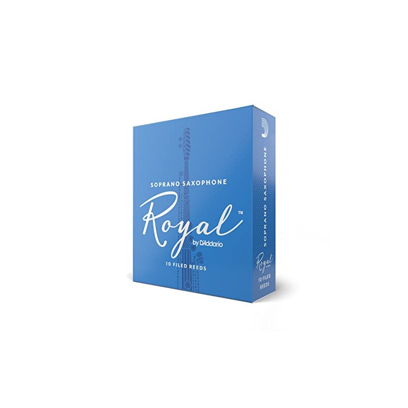 Rico Royal 2.0 Strength Reeds for Soprano Sax (Pack of
