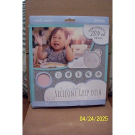 Owl & Coo 3 Section Silicone Grip dish - Panda Pal - NEW in Package